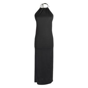 Costume National Dress Long Sleek Modern Halter Vintage 40 / 6